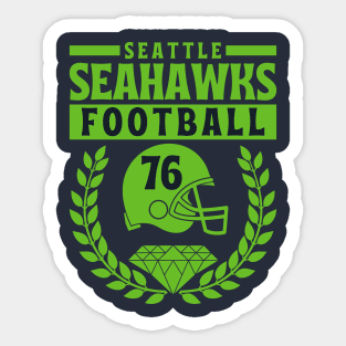 Seattle Seahawks 1976 American Football Sticker